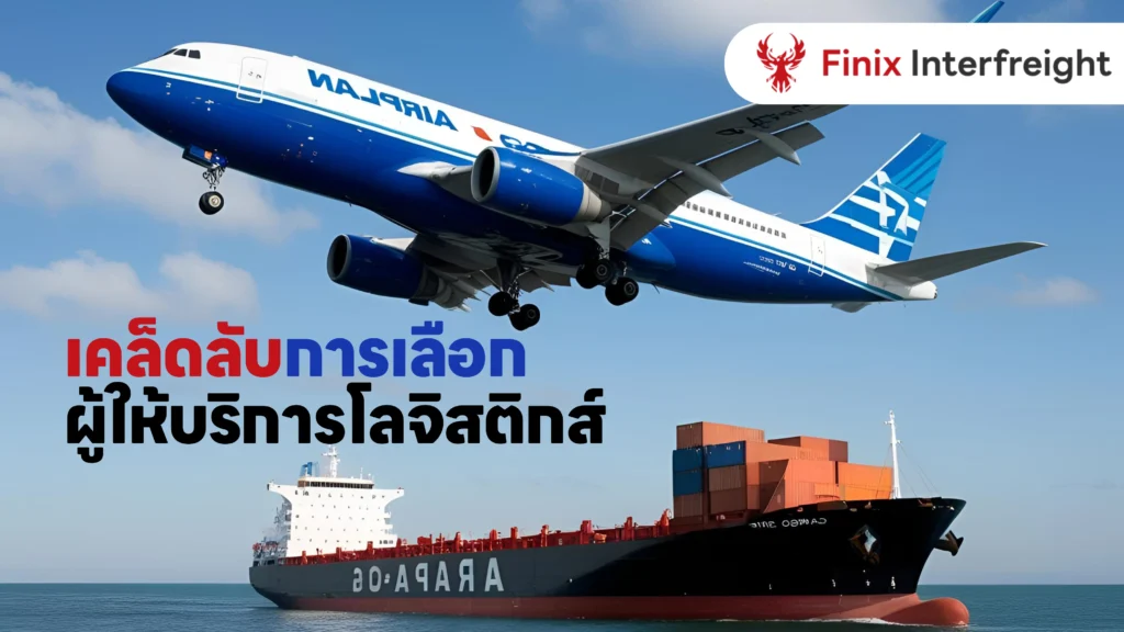 เคล็ดลับการเลือกผู้ให้บริการโลจิสติกส์